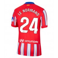 Camisa de Futebol Atletico Madrid Robin Le Normand #24 Equipamento Principal 2024-25 Manga Curta